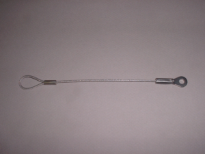 Loop/Eye Stainless Steel Cable Lanyard