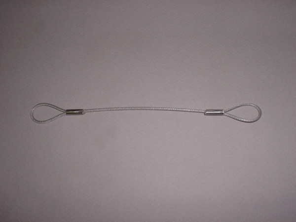 Loop/Loop Stainless Steel Cable Lanyard